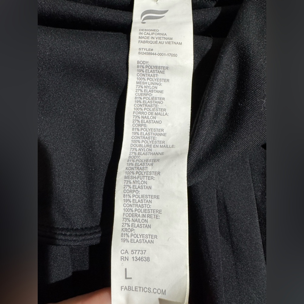 Fabletics Hot Shot Pleated Skirt Classic Mini Black Size Large Tennis Skort - Picture 6 of 6